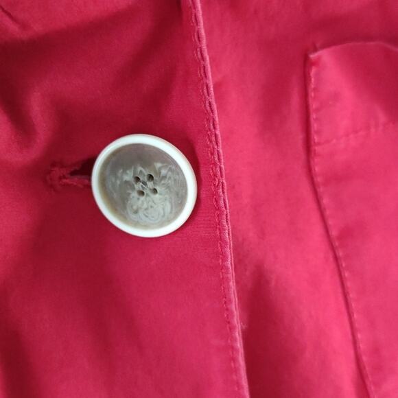 Red button up jacket Talbot's - Picture 3 of 4